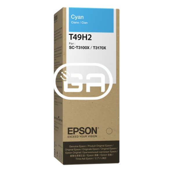 Botella Tinta Epson T49H200 Cyan Surecolor t3170x 140ml
