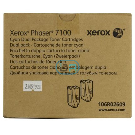 Toner Xerox 106R02609 Cian Phaser 7100 Dual Pack 9k.