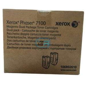 Toner Xerox 106R02610 Magenta Phaser 7100 Dual Pack 9k. 1 Toner Xerox 106R02610 Magenta Phaser 7100 Dual Pack 9k.