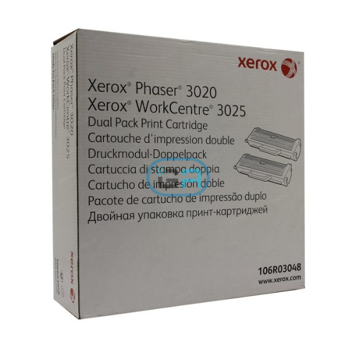 Toner Xerox 106R03048 Phaser 3020, wc 3025 Dual Pack 3k.