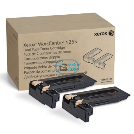 Toner Xerox 106R03103 WorkCentre 4265 50k dual pack