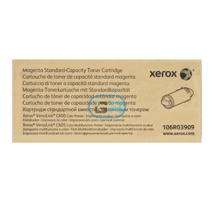 Toner Xerox 106R03909 Magenta VersaLink® c600, c605 6k