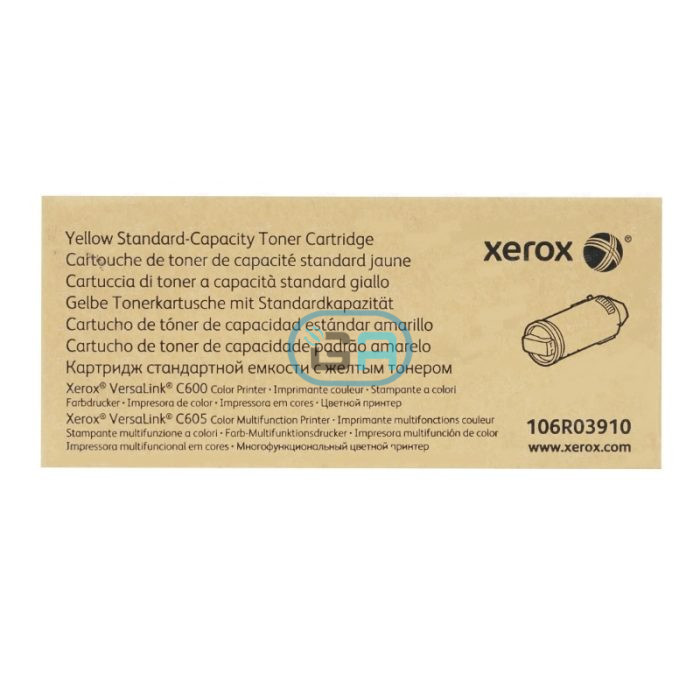 Toner Xerox 106R03910 Yellow VersaLink® c600, c605 6k