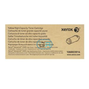 Toner Xerox 106R03914 Yellow VersaLink® c600, c605 10,1k