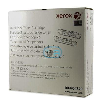 Toner Xerox 106R04349 Dual pack b210, b215, b205 6,000 pag.