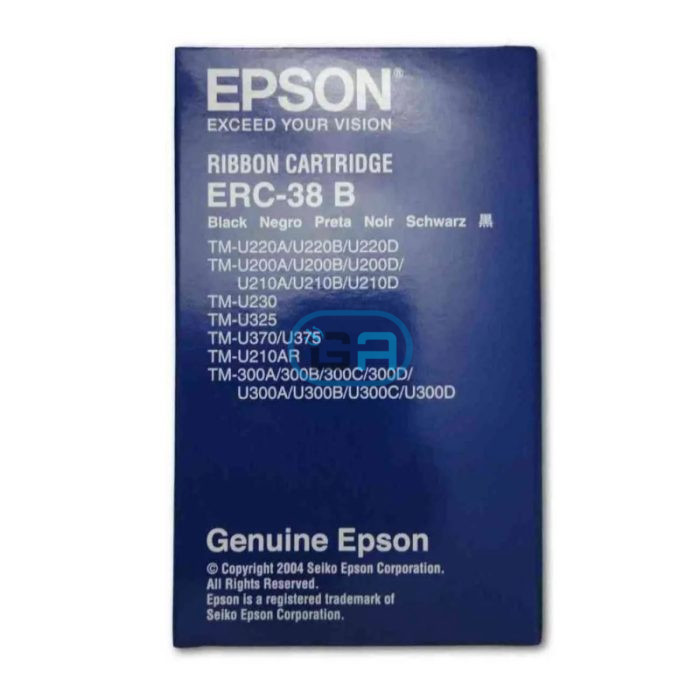 Cinta Epson ERC-38B tm-u200, tm-u220, u300, u325, u375