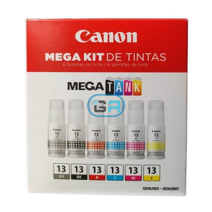 Kit de Tintas Canon GI-13 (6 colores) Pixma G510, Pixma G610