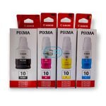 Kit de Tinta Canon GI-10 CMYBK g5010, g6010, g7010, gm2010