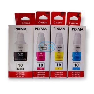 Kit de Tinta Canon GI-10 CMYBK g5010, g6010, g7010, gm2010