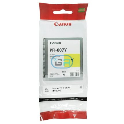 Tinta Canon PFI-007Y Yellow ipf670e 90ml.