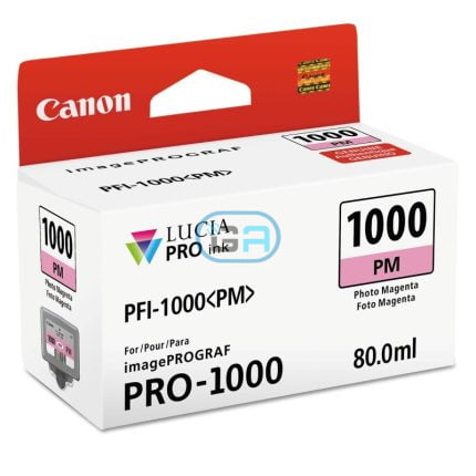 Tinta Canon PFI-1000PM Photo Magenta pro1000 80ml.