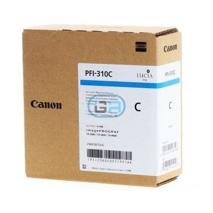 Tinta Canon PFI-310C Cian tx2000, tx3000 330ml.