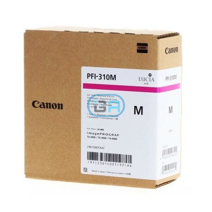 Tinta Canon PFI-310M Magenta tx2000, tx3000 330ml.