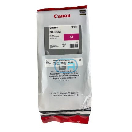 Tinta Canon PFI-320M Magenta tm200, tm300 300ml.