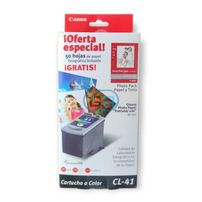 Tinta Canon CL-41P Color Papel Foto Glossy 12ml.