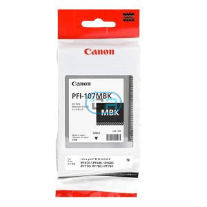 Tinta Canon PFI-107MBK Matte Black ipf670 130ml.