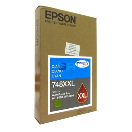 Tinta Epson T748xxl220-al Cian wf-6090, 6590 7,000 paginas