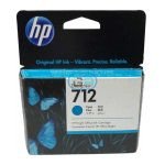 Tinta HP 3ED67A (712a) 29ml Cyan, DesignJet T210, T230