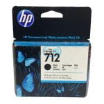 Tinta HP 3ED71A (712a) 80ml Black, DesignJet T210, T230