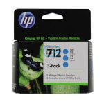 Tinta HP 3ED77A (712A) 3 Pack 29ml Cyan, DesignJet T210