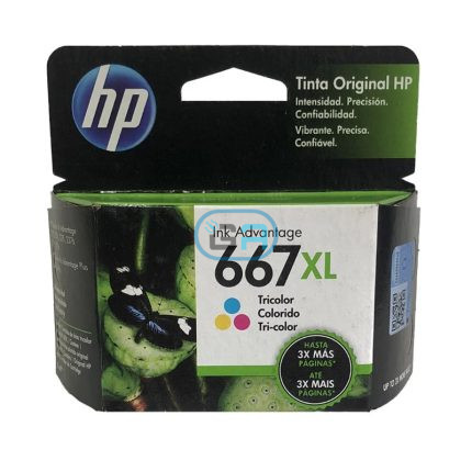Tinta HP 3YM80AL (667xl) Tricolor dj 2775, 4175 8ml.