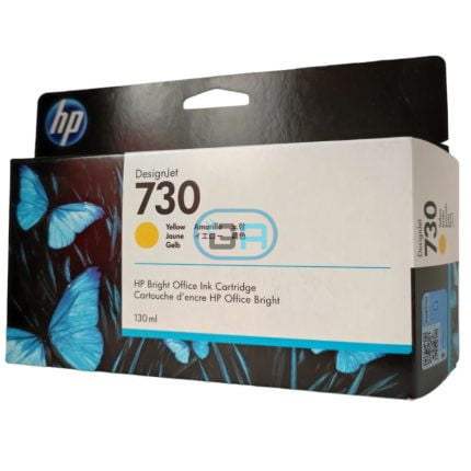 Tinta HP P2V64A (730) Yellow t1600, t1700, t2600 130ml.