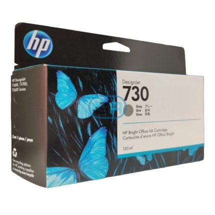 Tinta HP P2V66A (730) Gris t1600, t1700, t2600 130ml.