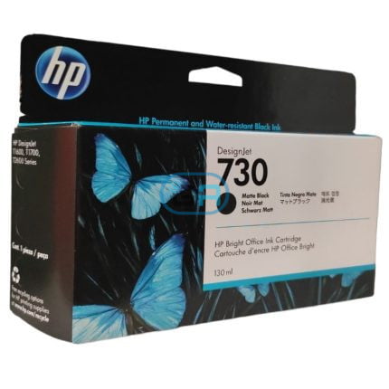 Tinta HP P2V65A (730) Matte Black t1600, t1700, t2600 130ml.