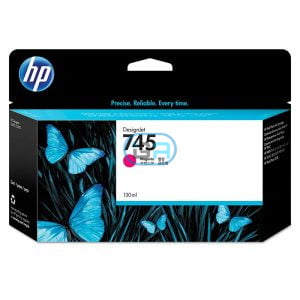 Tinta HP F9J95A (745) Magenta 130ml. 1 Tinta HP F9J95A (745) Magenta DesignJet Z2600, Z5600 130ml.