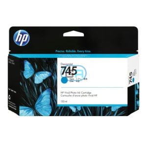Tinta HP F9J97A (745) Cyan DesignJet Z2600, Z5600 130ml.