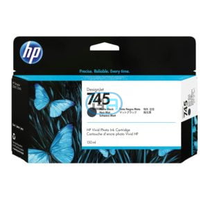 Tinta HP F9J99A (745) Matte Black DesignJet Z5600 130ml.