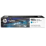Tinta HP L0R09A (981X) Cyan Pagewide 586dn 10000 paginas