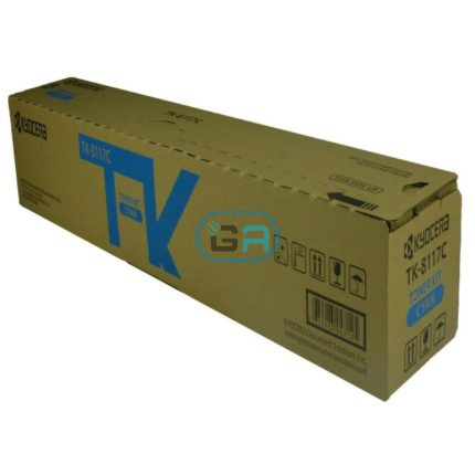 Toner Kyocera TK-8117C Cyan fs-m8124cidn 6,000 paginas