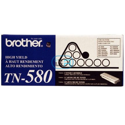 Toner Brother TN-580 Negro hl-5250, mfc-8870 7,000 paginas