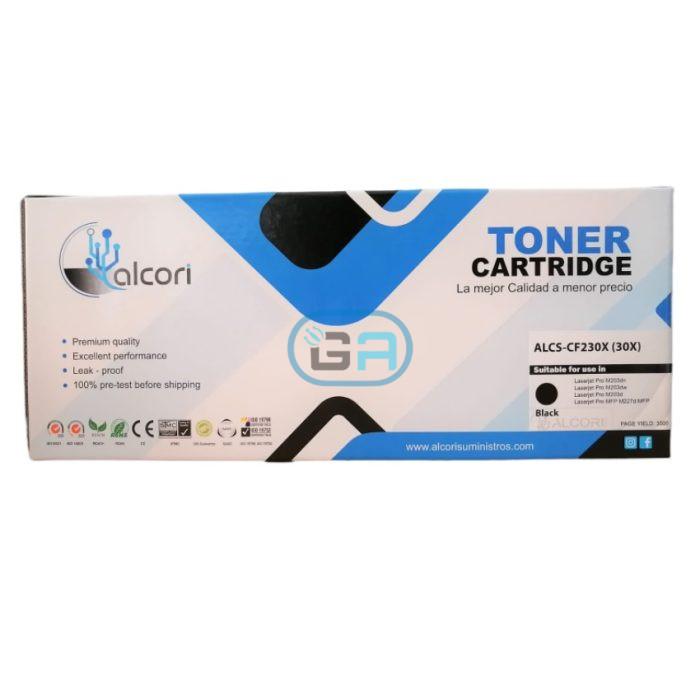 Toner HP Compatible 30x CF230X m203, m277 3,500 paginas
