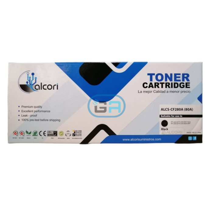 Toner HP Compatible 80a CF280A m401n Negro 2,700 paginas