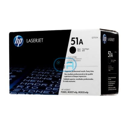 Toner HP Q7551A (51a) l.j. p3005, m3027 Negro 6,5k.